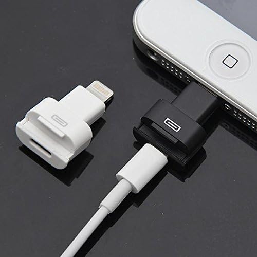 Black (30 Day Warranty) 8pin Male to Female Dock Extender Adapter Connector for Ipod Touch 5g Nano 7g Ipad