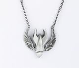 Kitsch n Kouture Bombs Away Winged Bomb Necklace
