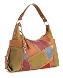 Fossil Handbag - Castille Patchwork Large Hobo (Color: Patchwork)