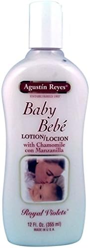 Agustin Reyes Royal Violets Chamomile Baby Lotion 12 oz