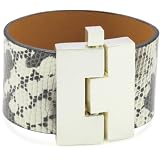 Leighelena Jigsaw Graffiti Lizard Wide Bracele