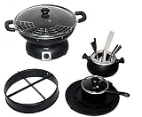 Gourmet electric Wok and Fondue set
