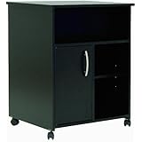 South Shore Axess Collection Printer Stand, Pure Black