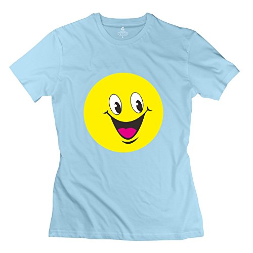 PTYS Women’s Tee Rustic Laughter Size XL SkyBlue