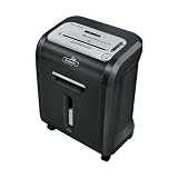 Powershred MS-460Ci Micro-Cut Shredder, 100% Jam Proof, 12 Sheet Capacity, 9" Throat, Black & Silver