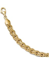 Leslies 14k Polished Fancy Link Bracelet Length 7.5"