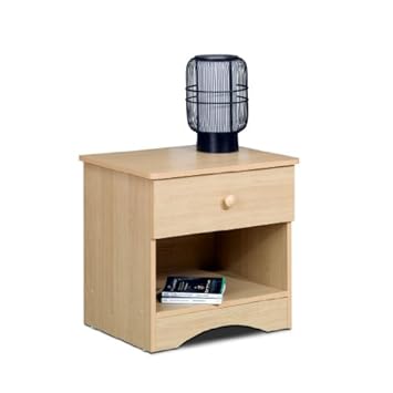Nexera Alegria Nightstand, Natural Maple