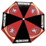 San Francisco 49ers NFL Beach Umbrella (6 Ft Diameter)