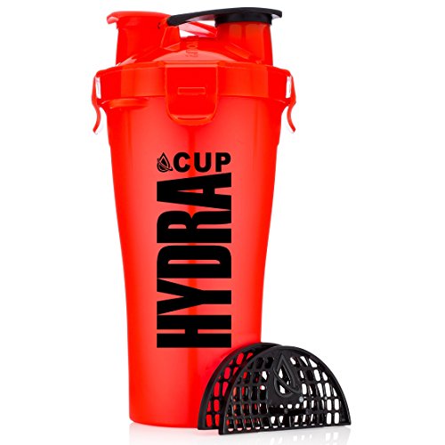 Hydra Cup - Dual Threat Shaker Bottle, 28 Ounce (1, Rocket Red) Hydra Cup - Dual Threat Shaker Bottle, 28 Ounce (1, Rocket Red)
