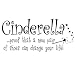 Cinderella proof that a new pair of shoes can change your life 12.5" H x 31" W Vinyl Lettering Family Quote Wall Sayings Art Words Decal Sticker
