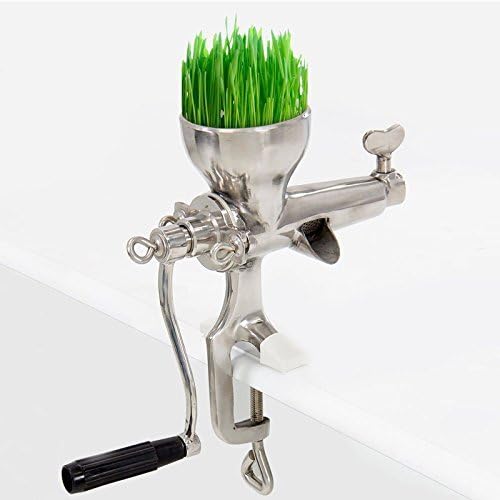 New Stainless Steel Wheat Grass Hand Juicer Manual Juice Wheatgrass Extractor by Hand Juicers
