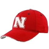 adidas Nebraska Cornhuskers Red Slope Flex Fit Hat