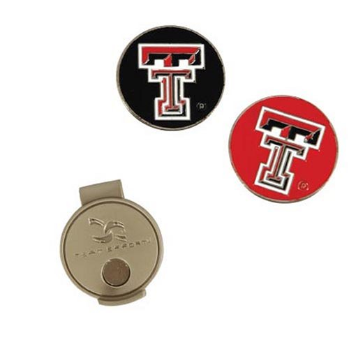 Buy Team Effort Texas Tech Red Raiders Hat Clip & Ball Markers by Team Effort