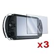 3 Screen Protector + Cloth + for SONY PSP