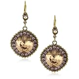 Sorrelli Mirage Cushion Cut Dangle Gold-Tone E