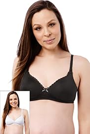 2 Pack Maternity Padded T-Shirt Nursing B-E Bras