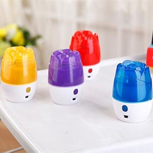 JoJoauto Mini USB Desk Roses Dazzle Humidifier Freshener Household Office Home Air Cleaner Purifier (Yellow)