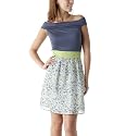Promod Blümchenkleid aus Materialmix