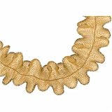18Kt Yellow Woven Bead Chain Trimmed Necklace