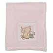Classic Pooh Applique Blanket- Pink