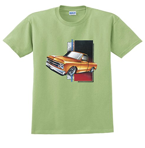 Chevy C-10 Lowered Orange Truck Chevrolet Pickup T-Shirt
