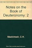 Notes on the book of Deuteronomy