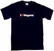 I Heart (Love) Mcgraw Men's Tee Shirt in 12 colors Small thru 6XL