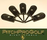 PitchPro Divot Repair Tool (Package of 5 Black Divot Repair Tools)