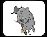 Mouse Pad with elephant, run