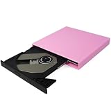 NEW Slim USB 2.0 External Slim USB 2.0 CD-ROM Drive for Sony VAIO VGN-NW320F/P VGN-NW270F/P VGN-CS320J/P VGN-NW240F/P VPC-CW14FX/P VGN-CS260J/P VGN-NW310F/P VGN-CS120J/P VPC-CW15FX/P VGN-NS240E/P series Laptop ( Pink )