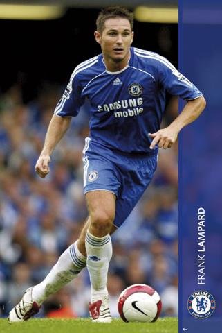 Posters: Soccer Poster - Frank Lampard , Chelsea (36 x 24 inches)