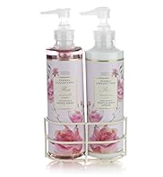 Floral Collection Rose Twin Rack Gift Set