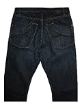 CORPUS Mens Broken Fine Jeans in Dark Indigo