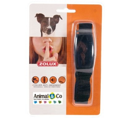 Collier anti-aboiement à  vibration ou ultrasons pour petit chien Zolux Educ