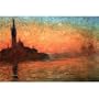 Claude Monet (Dusk in Venice) Art Poster Print - 24x36 Poster Print, 36x24