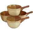 Gold Dust Set of 4 Soup Bowls - Sienna