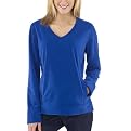 Merona&reg; Womens Cozy Microfleece V-Neck Top - Dodger Blue