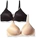 Maidenform Women's Comfort Devotion Wire-Free Demi Bra 2-Pack Bundle (9453)
