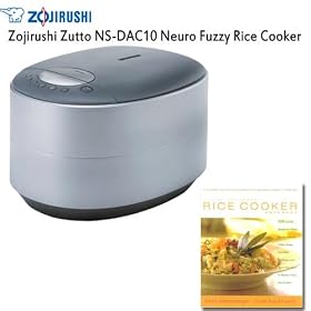Zojirushi Zutto NS-DAC10 Neuro Fuzzy Rice Cooker And Ultimate Rice Cooker Cookbook by 