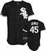 Bobby Jenks Jersey: Adult 2010 Majestic Alternate Black Replica #45 Chicago White Sox Jersey