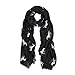 TrendsBlue Premium Stallion Horses Animal Print Scarf, Black