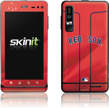 Skinit Boston Red Sox Alternate/Away Jersey Vinyl Skin for Motorola Droid 3