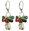 Polygon Fern Cluster Earrings