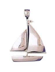 CleverEves 14K White Gold Nautical Pendant 7 - Gram(s)