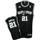 Spurs - adidas Men's Replica Road Jersey - Duncan, Tim