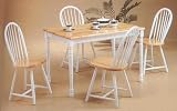 5 Piece Wood Butcher Block Dining Set by Furniture On The Web