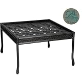 Windham Castings Provence Cast Top Coffee Table Frame Only, Grecian Green
