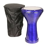 Alexandria Doumbek Drum, Case & Spare Head - BLUE