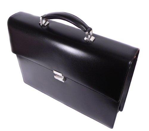 Montblanc Meisterstuck Single Gusset Briefcase in Black