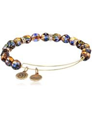 Alex and Ani "Edens Equinox" Eden Expandable Wire Russian Gold Bangle Bracelet, 7.25"